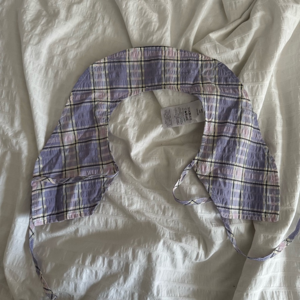 Gianni Purple and Pink Plaid Collar